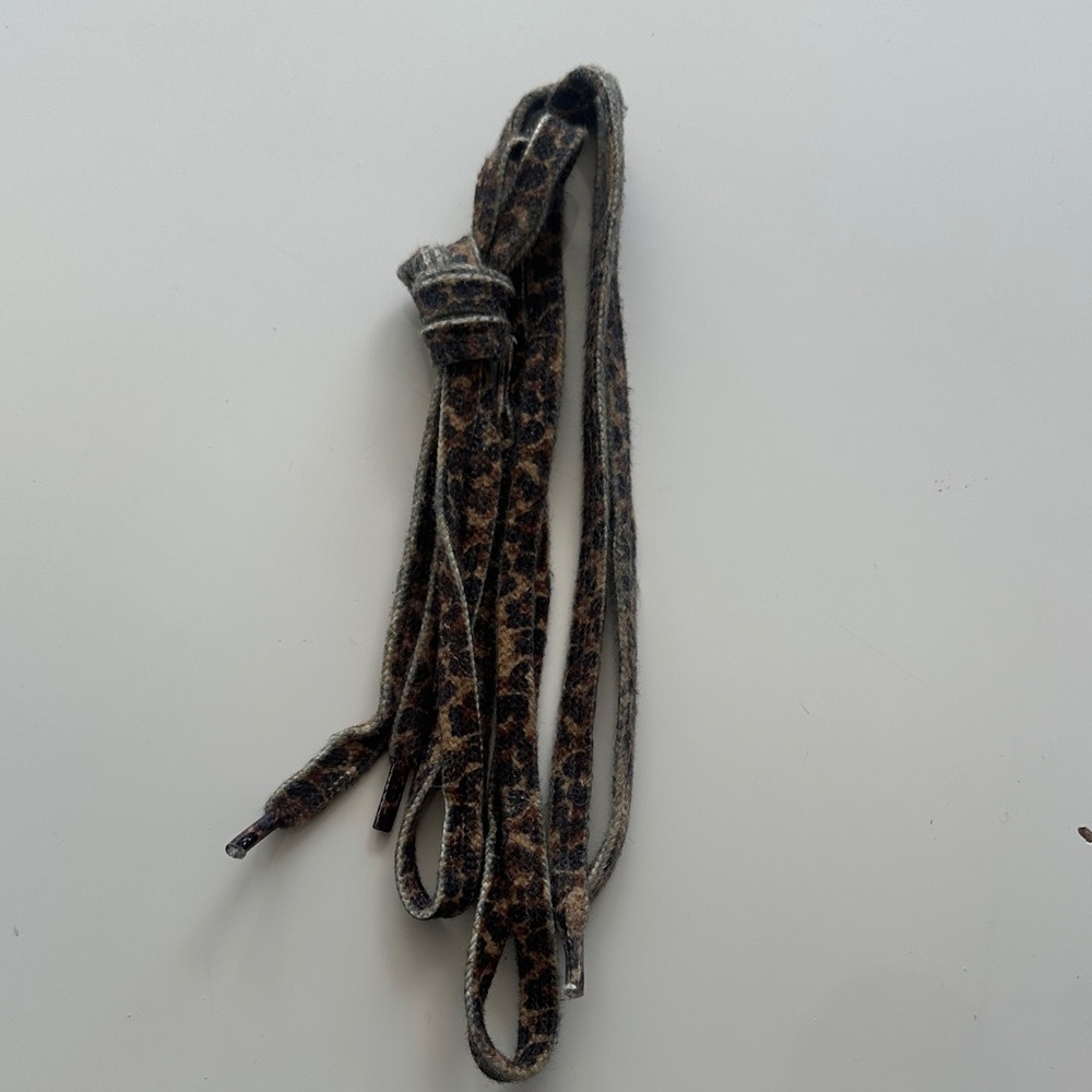 Golden Goose Leopard Print Laces